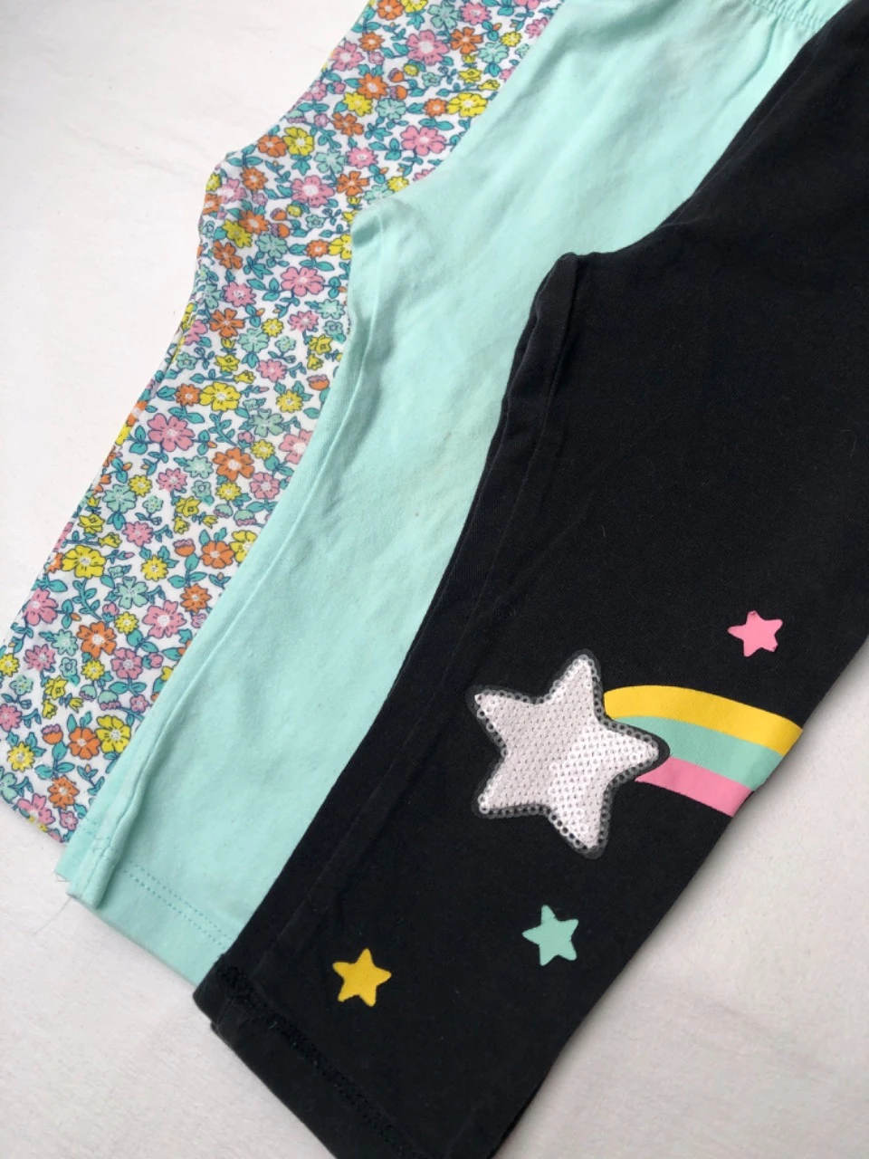 Lot of 3 Tex leggings 12 months – photo 2